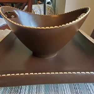 Bowl with Platter